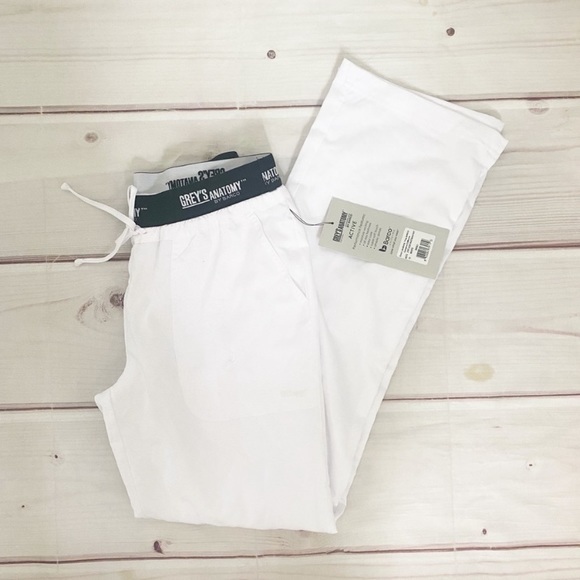 Grey's Anatomy Pants - Greys Anatomy White Scrub Pants NWT